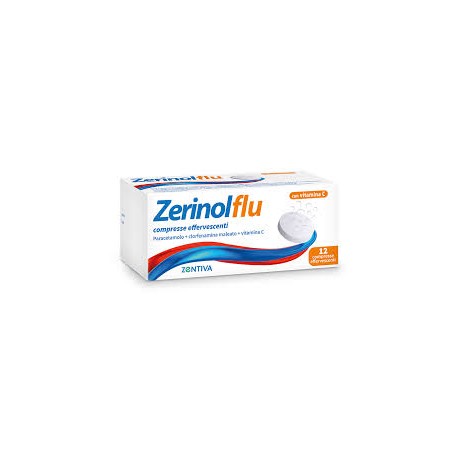 Zerinolflu Farmaco Antinfluenzale 12 Compresse Effervescenti