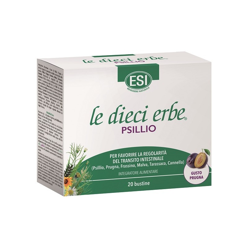 Esi Le Dieci Erbe Psillio 20 Bustine 5,6 G