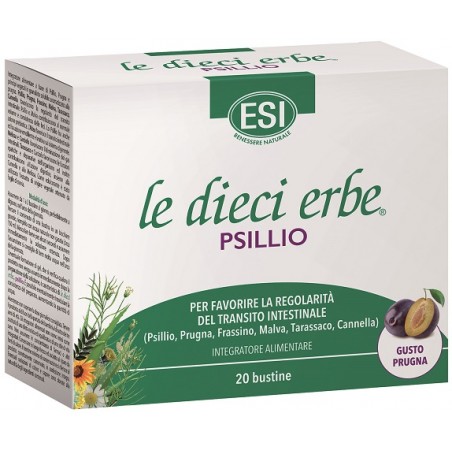 Esi Le Dieci Erbe Psillio 20 Bustine 5,6 G