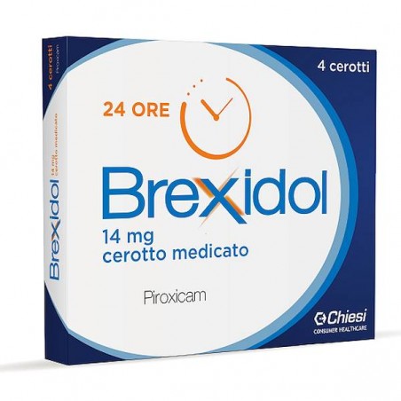 Brexidol Cerotto 14 mg Piroxicam Farmaco Antidolorifico 4 Cerotti Antinfiammatorio