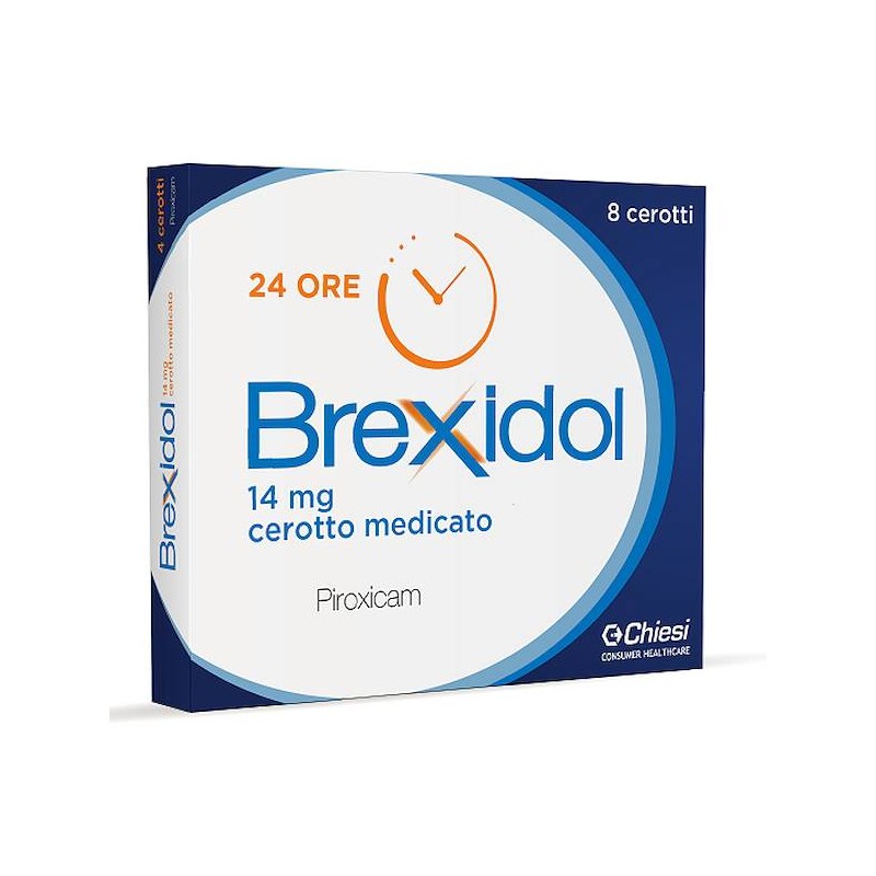 Brexidol Cerotto 14 mg Piroxicam Farmaco Antidolorifico 8 Cerotti Antinfiammatorio