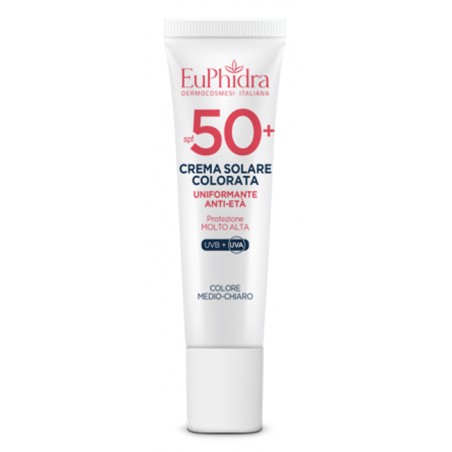 Zeta Farmaceutici Euphidra Kaleido Crema Colorata Medio-chiaro Viso Spf50+ 30 Ml