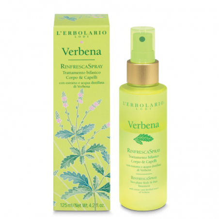 L'erbolario Verbena Rinfrescante Spray Trattamento Bifasico Corpo & Capelli 125 Ml