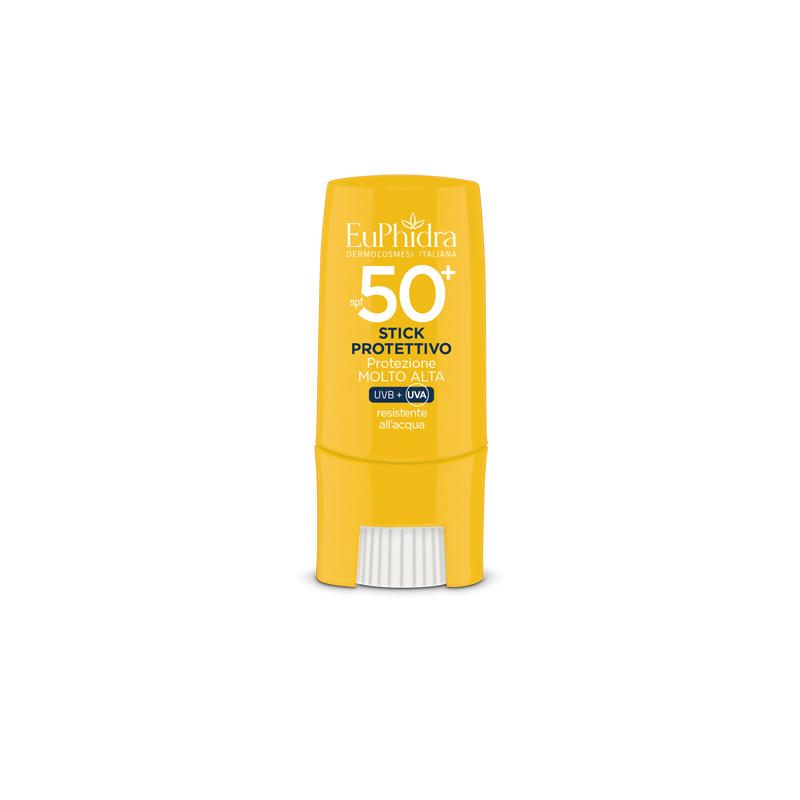 Euphidra Stick Protettivo spf 50+ Protezione Punti Sensibili 8 ml Protezione molto alta