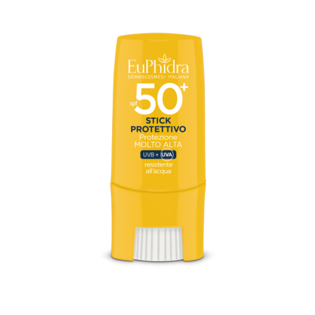 Euphidra Stick Protettivo spf 50+ Protezione Punti Sensibili 8 ml Protezione molto alta