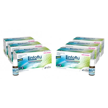 Noos Linfoflu Multipack Confezione Multipla Da 6 Astucci X 15 Flaconi Da 10 Ml