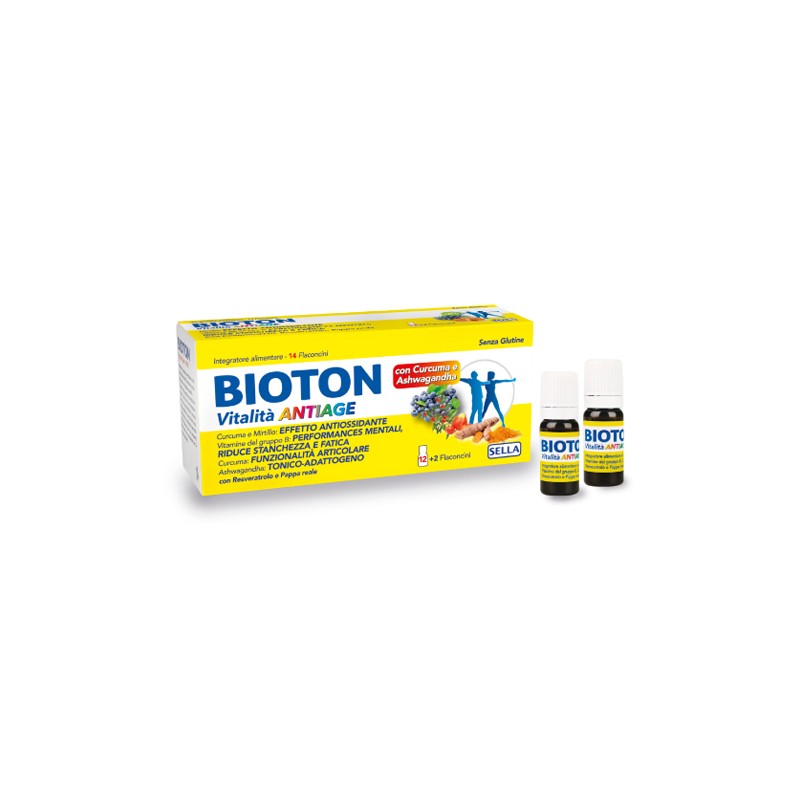 Sella Bioton Vitalita' Anti Age 14 Flaconcini Da 10 Ml