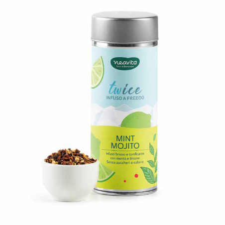 Neavita Twice Infuso a Freddo Mint Mojito Sfuso 90 grammi Silver Tin di HP Italia