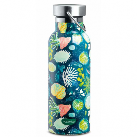 Neavita Twice Bottiglia Thermos Verde in Acciaio 500 ml HP Italia