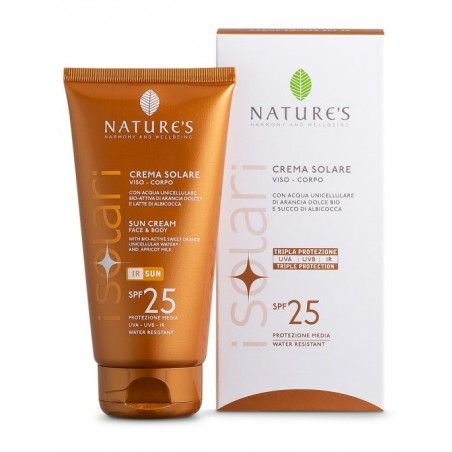 Bios Line Nature's I Solari Crema Solare Viso E Corpo Spf 25 Ir Sun 150 Ml