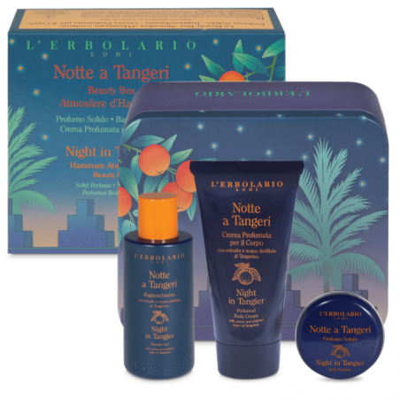 L'erbolario Notte A Tangeri Beauty Box Atmosfere D'hammam 1 Crema Corpo 50 Ml + 1 Bagnoschiuma 50 Ml + 1 Profumo Solido 15 Ml