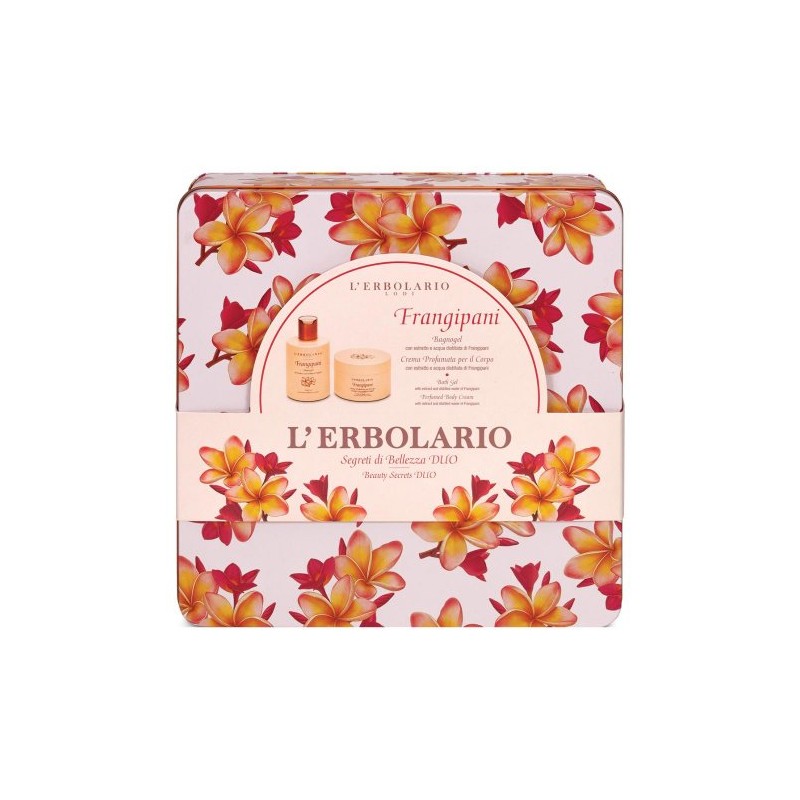 L'erbolario Frangipani Segreti Di Bellezza Trio 1 Profumo 50 Ml + 1 Bracciale + 1 Bagnogel 100 Ml + 1 Crema Corpo 100 Ml Edizion