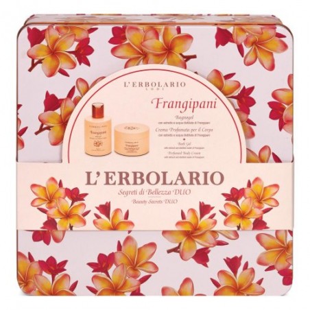 L'erbolario Frangipani Segreti Di Bellezza Trio 1 Profumo 50 Ml + 1 Bracciale + 1 Bagnogel 100 Ml + 1 Crema Corpo 100 Ml Edizion