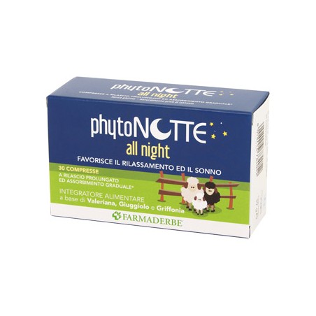 Farmaderbe Phyto Notte All Night 30 Compresse