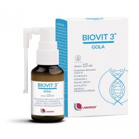 Uriach Italy Biovit 3 Gola 1 Fiala 15 Ml Spray