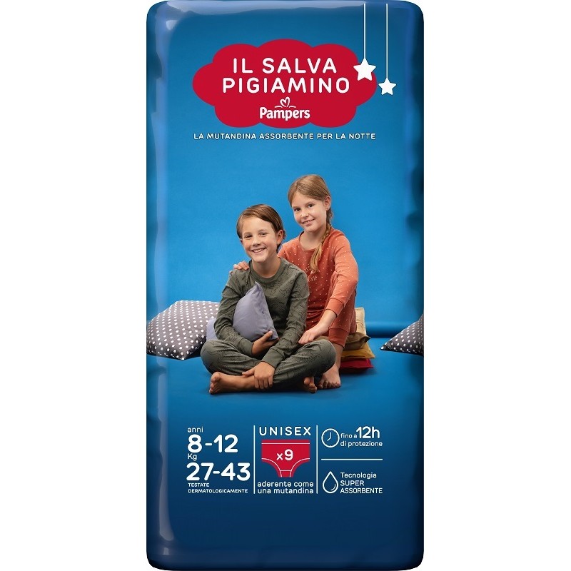 Fater Pannolino Pampers Babycare Salvapigiamino L/xl 9 Pezzi