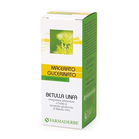 Farmaderbe Betulla Linfa Macerato Glicerinato 50 Ml