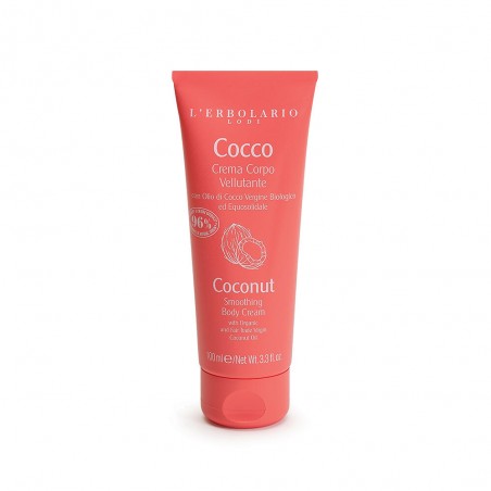 L'Erbolario Cocco Crema Corpo Vellutante e Profumata Travel Size 100 ml