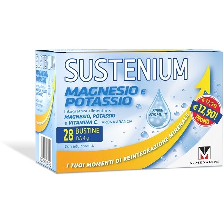 Menarini Sustenium Magnesio Potassio 28 Bustine Promo