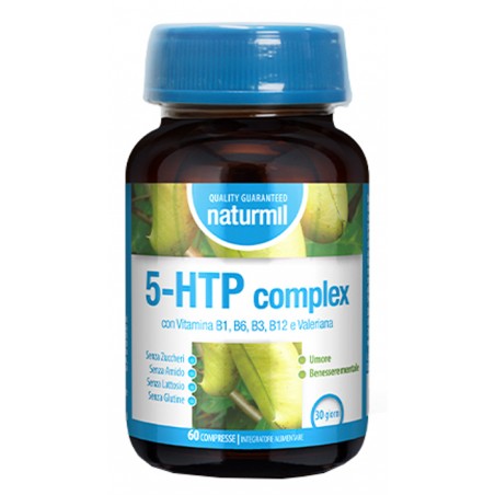 Naturmil 5-HTP Complex Integratore Alimentare per il Normale Tono Umore e Sonno 60 Compresse Dietmed