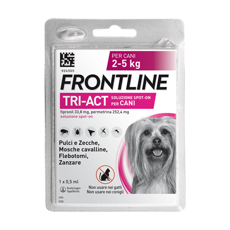 Boehringer Ingelheim Frontline Tri-act Soluzione Spot-on Per Cani Di 2-5 Kg