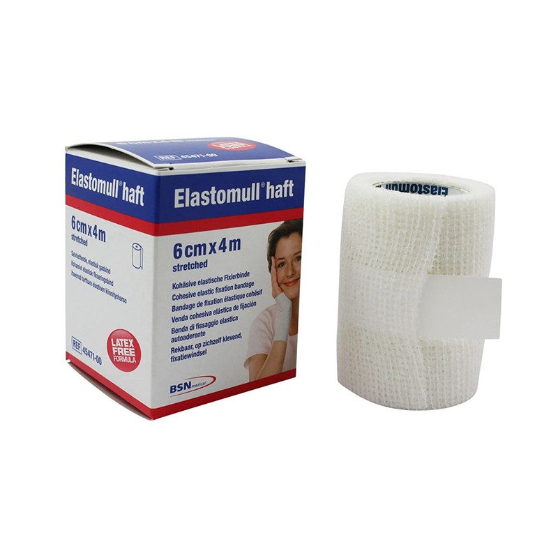 Essity Benda Elastica Autoadesiva Elastomull Haft Blu 6x400 Cm