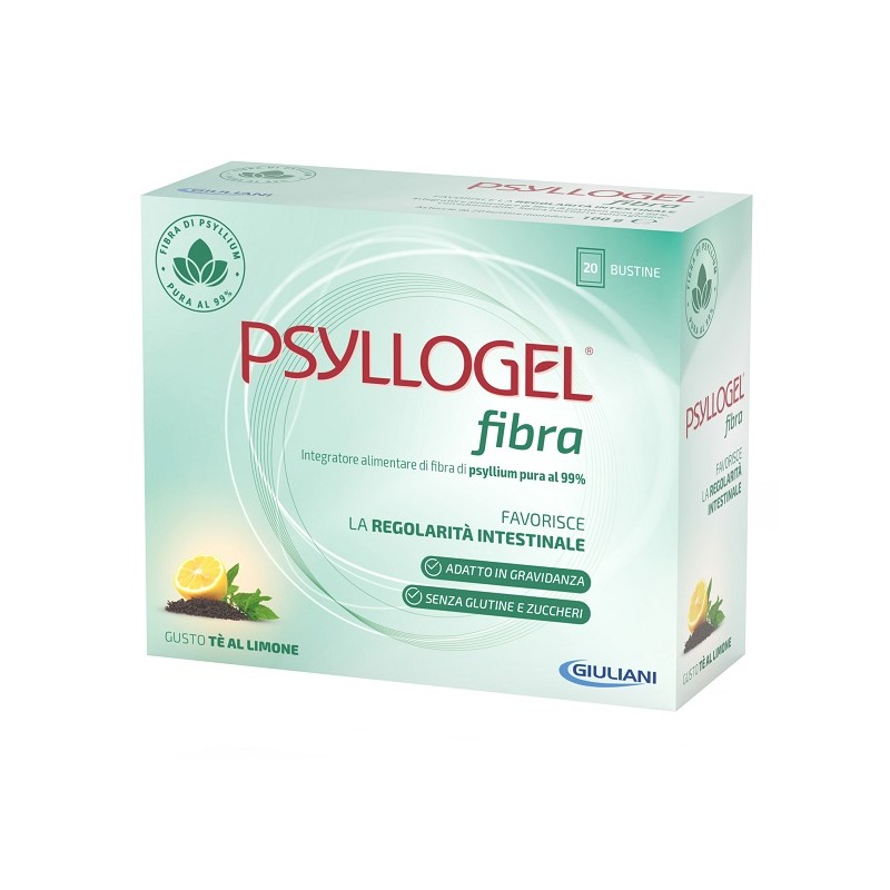 Giuliani Psyllogel Fibra Te Limone 20 Bustine