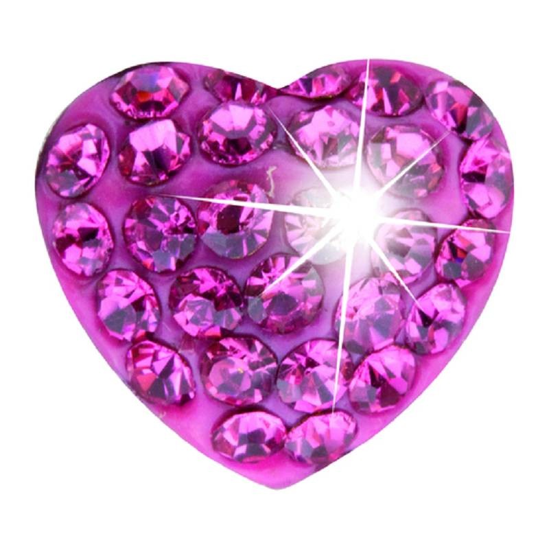 Biojoux Orecchini Rose Crystal Heart 10 mm BJT 2100 di Sanico