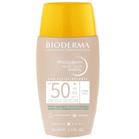 Bioderma Photoderm Nude Touch Claire Spf50+ 40 Ml