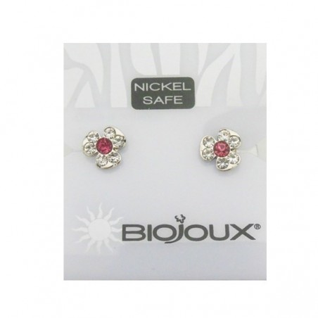 Biojoux Orecchini Crystal Rose Flower 8 mm BJT 942