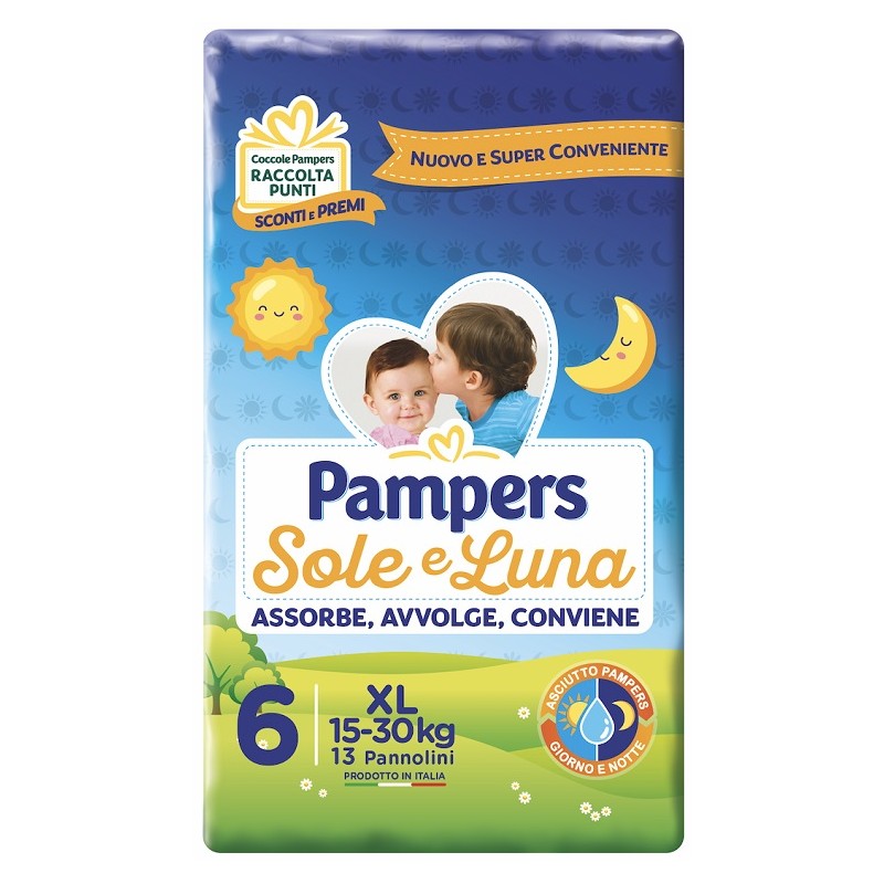 Fater Pampers Sole E Luna Xl 13 Pezzi