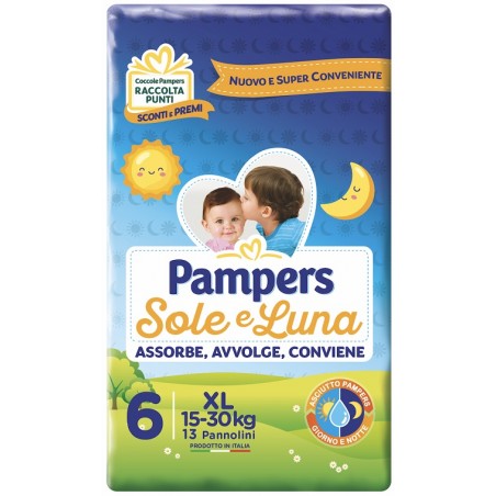 Fater Pampers Sole E Luna Xl 13 Pezzi