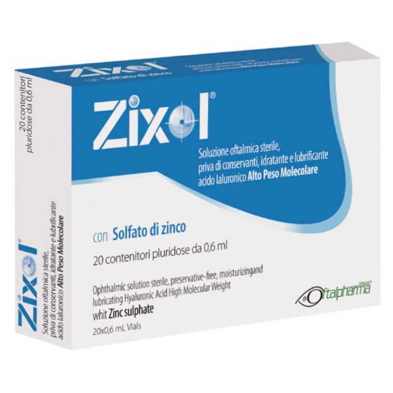 Oftalpharma Gocce Oculari Zixol 20 Flaconcini 0,6 Ml