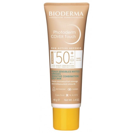 Bioderma Photoderm Cover Touch Mineral Dore' Spf50+ 40 Ml