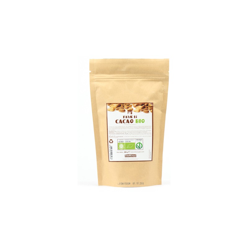 Erbavoglio Cacao Fave Bio 200 G