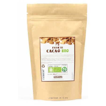 Erbavoglio Cacao Fave Bio 200 G