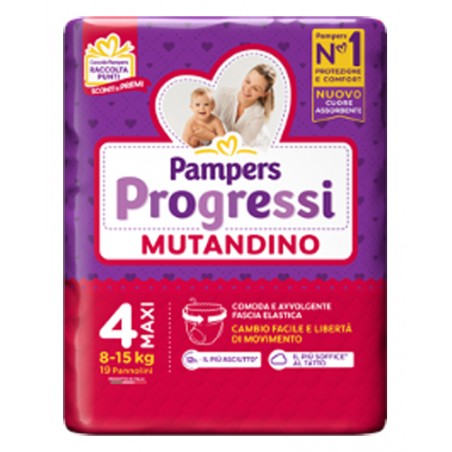 Fater Pampers Progressi Mutandina Maxi 19 Pezzi