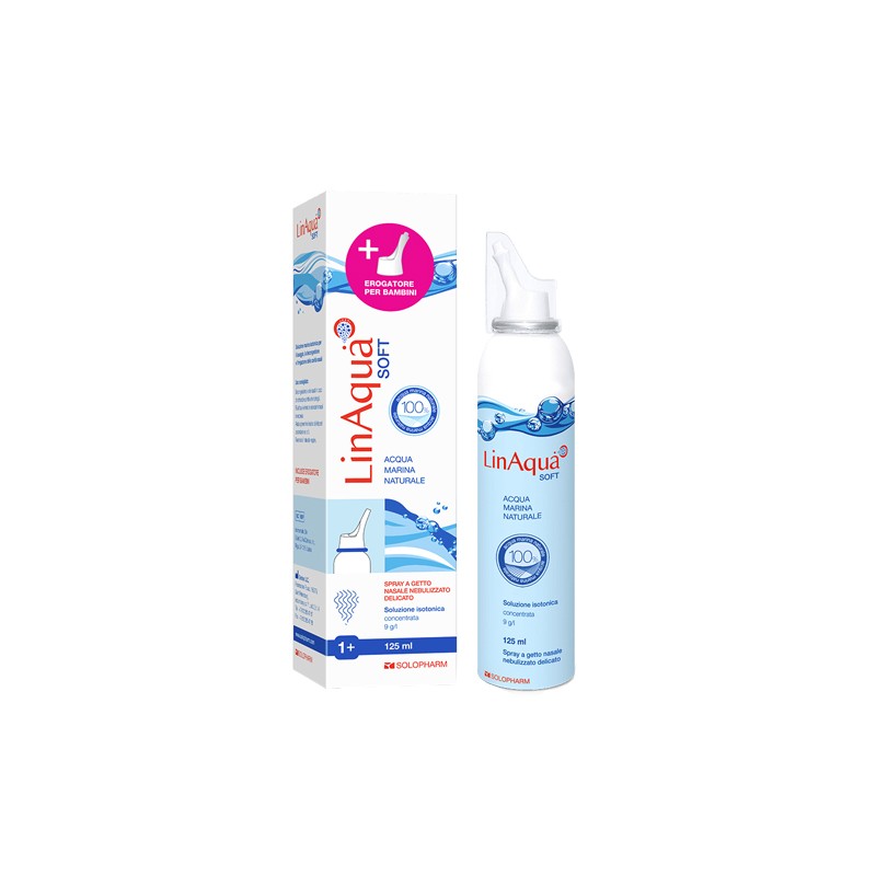 Bio Medical Healthcare Soluzione Spray Isotonica Nasale Linaqua Soft 125 Ml Con Doppio Erogatore