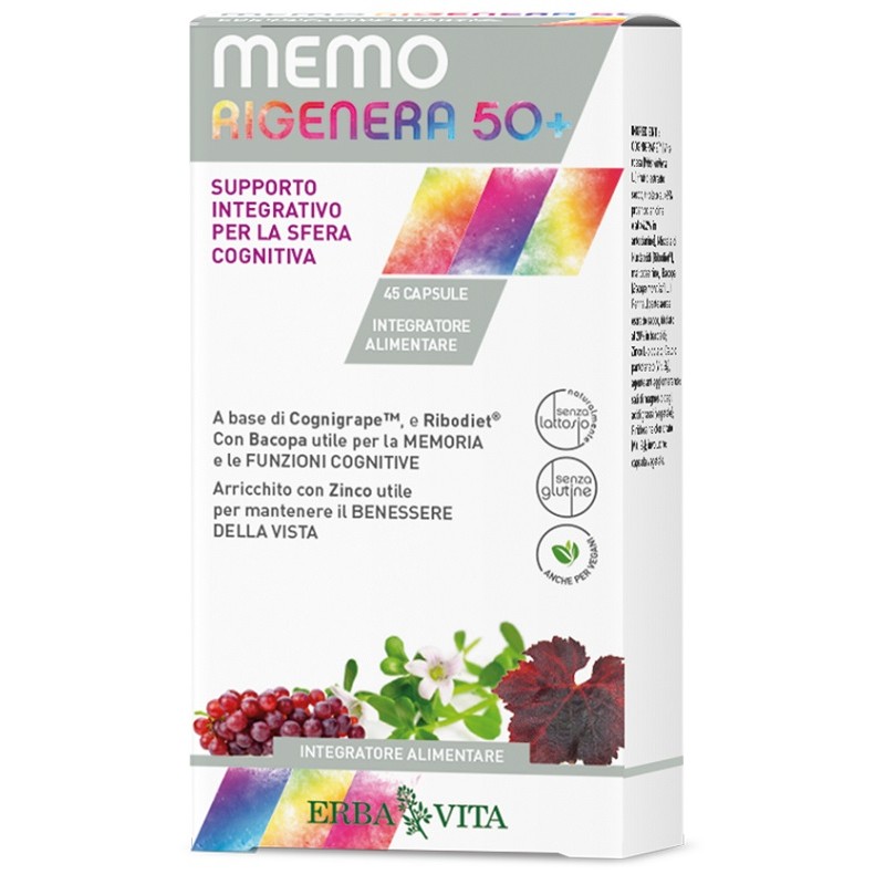 Erba Vita Memo Rigenera 50+ 45 Capsule