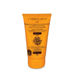 L'Erbolario Crema Solare Acceleratrice D'Abbronzatura SPF15 Travel Size 125 ml Formato da Viaggio