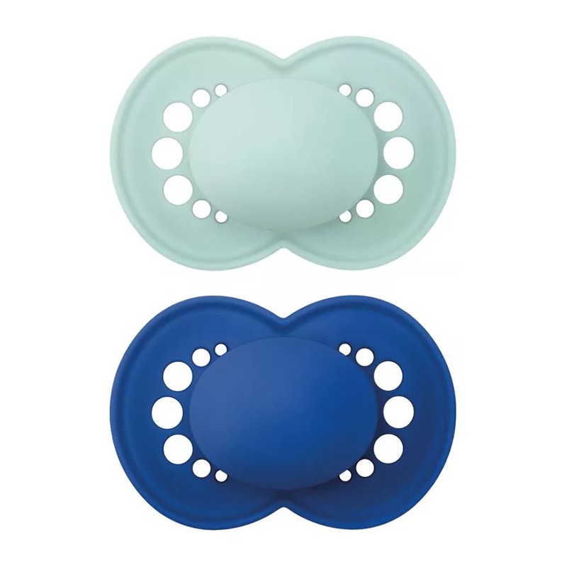 Mam Baby Mam Succhietto Original Night 16+ Silicone Maschio 2 Pezzi