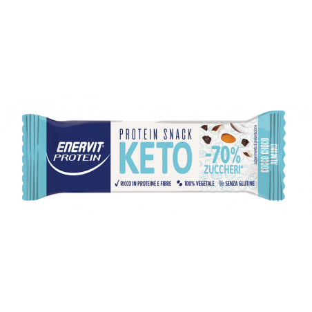 Enervit Protein Keto Snack Cocco Choco Almond 35 G