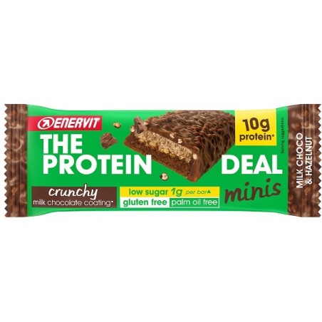 Enervit Protein Deal Minis Crunchy Hazelnut 33 g Barretta Proteica Snack