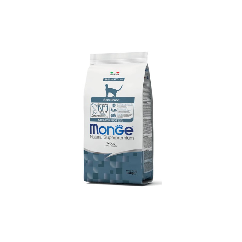 Monge & C. Monge Cat Sterilized Monoprotein Trota 1,5 Kg