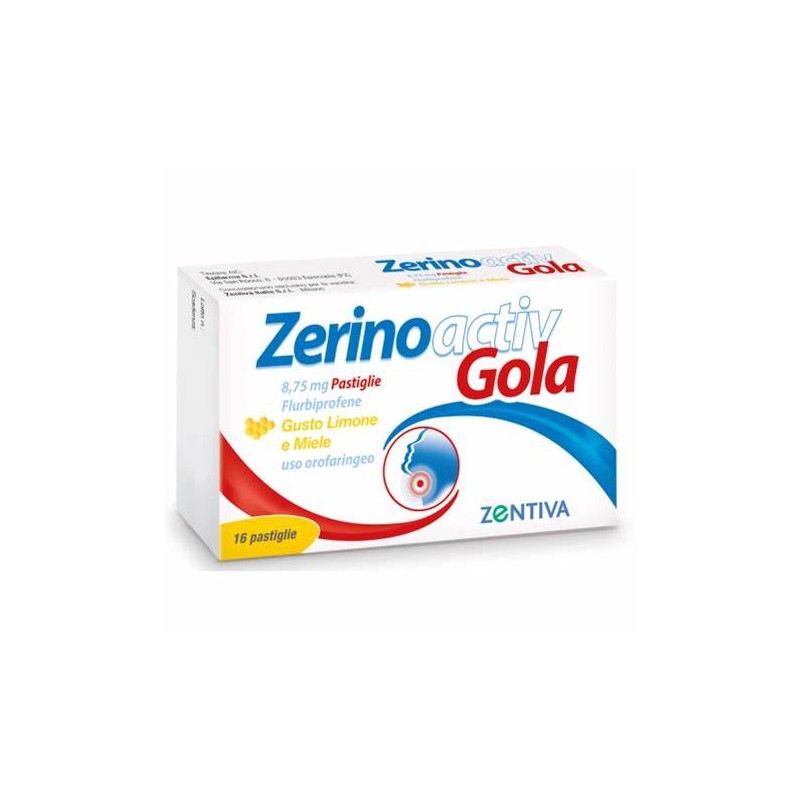 Epifarma Zerinoactiv Gola 8,75 Mg Pastiglie Gusto Limone E Miele Flurbiprofene