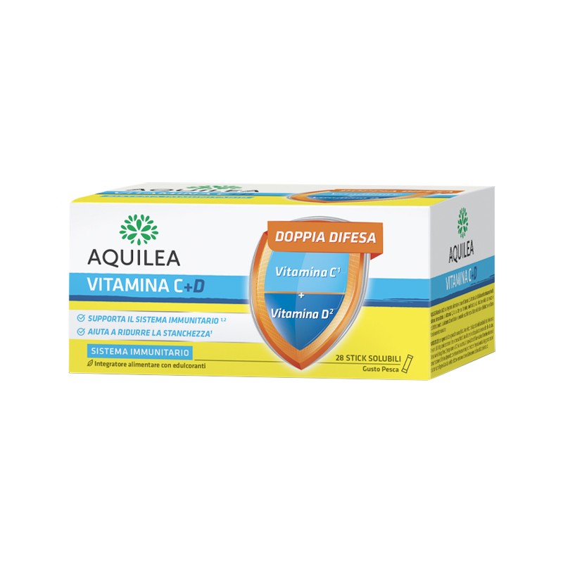 Uriach Aquilea Vitamina C+d 28 Bustine Stick