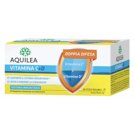 Uriach Aquilea Vitamina C+d 28 Bustine Stick