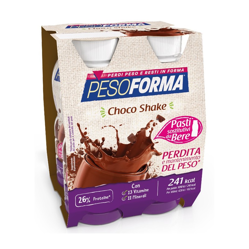 Nutrition & Santè Pesoforma Choco Shake 4x236 Ml