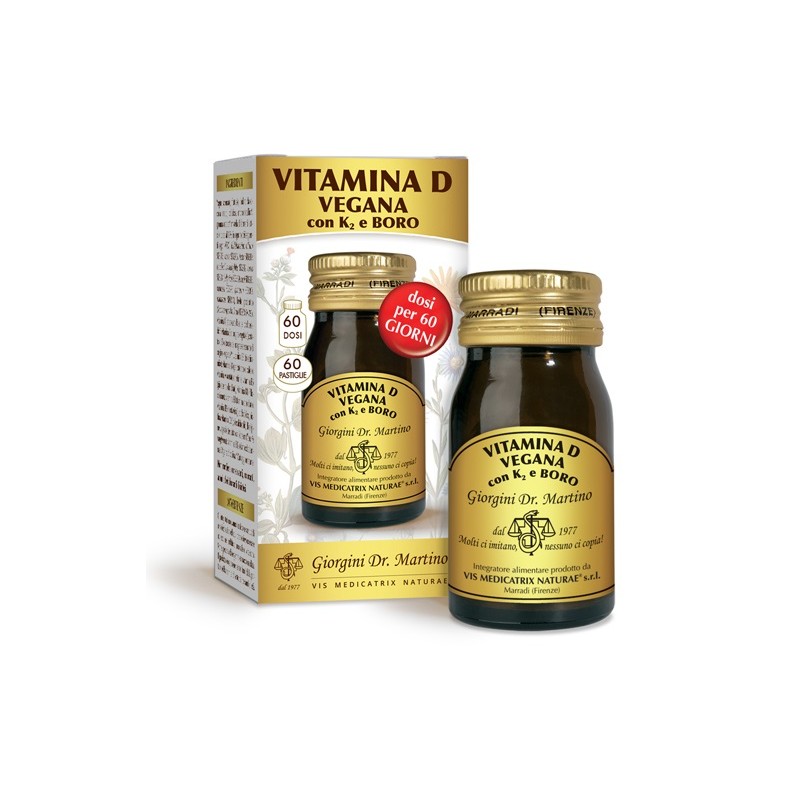 Dr. Giorgini Vitamina D Vegana Con K2+boro 60 Pastiglie