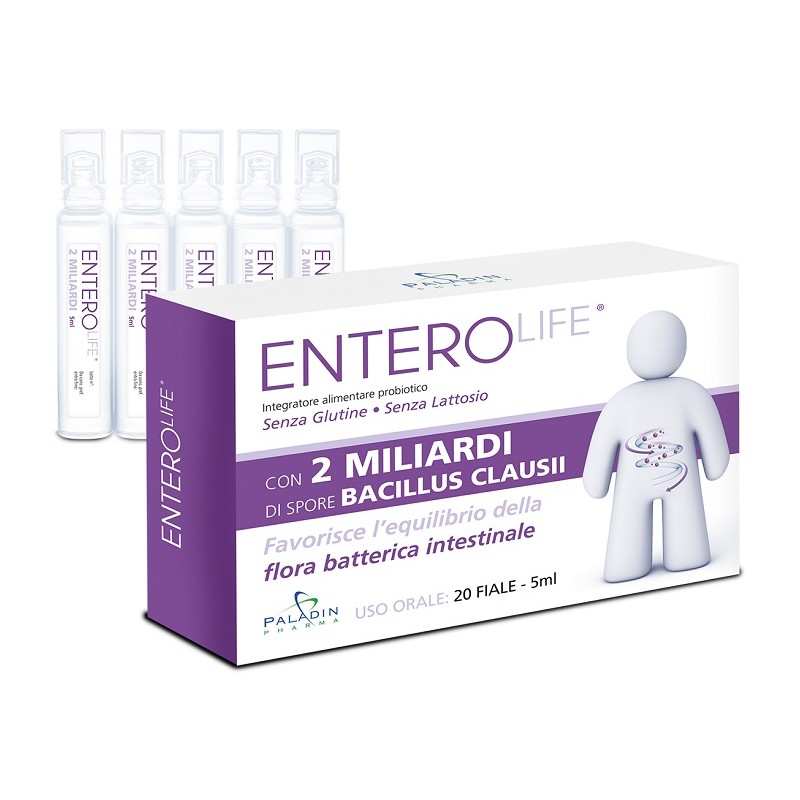 Paladin Pharma Enterolife 2 Miliardi 20 Fiale Da 5 Ml